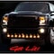 Recon UNIVERSAL AMBER LED FRONT LOWER AIR DAM LIGHT KIT W/SMOKED LENS AND BL 264227AMBK - alternate 2